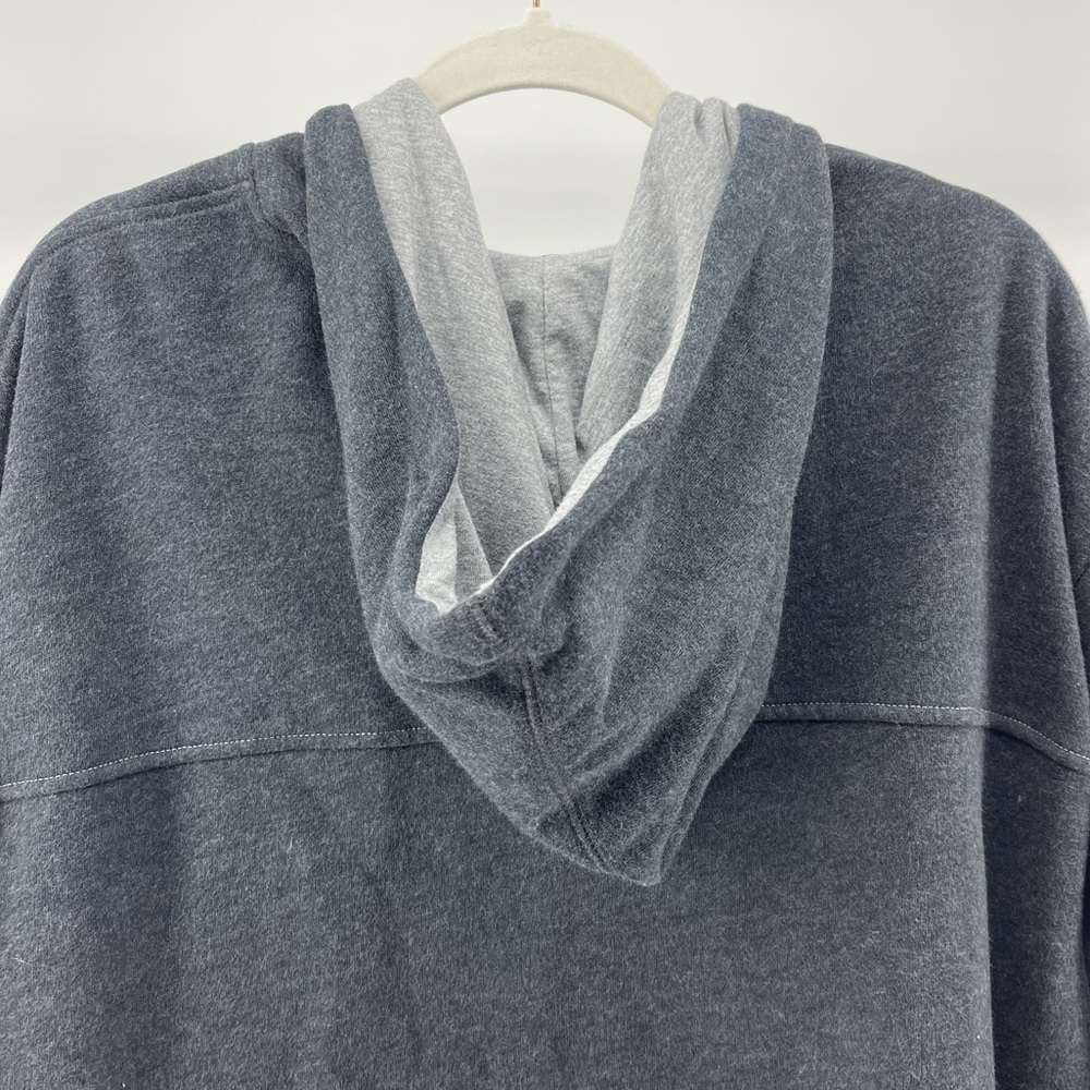 Nautica Full Zip Hoodie Sweatshirt in Charcoal Grey, Men's XXL - Picture 6 of 8